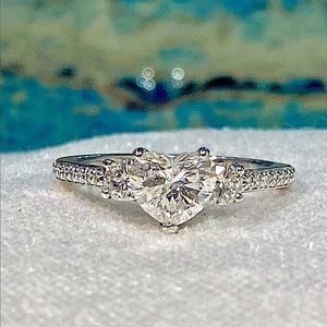 SOLD 1.47 CTW Heart Shape Diamond Ring & Appraisal